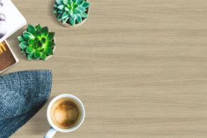 New Mika 3256 Barista Oak CFD HPL tabletop featuring a premium decorative finish, designed for durability and style in residential or commercial settings.