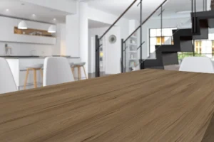 New Mika 3335 Plush Wood SUEDE HPL tabletop featuring a premium decorative finish, designed for durability and style in residential or commercial settings.