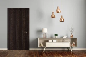 Modern HPL doors made with New Mika HPL, featuring a durable, scratch-resistant decorative laminate finish suitable for residential and commercial interiors.