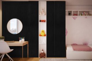 3646 Black CHAMFERED WOOD CFD 4