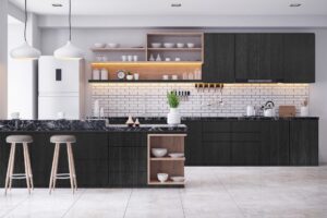 3646 Black PAINTED WOOD PWD 2