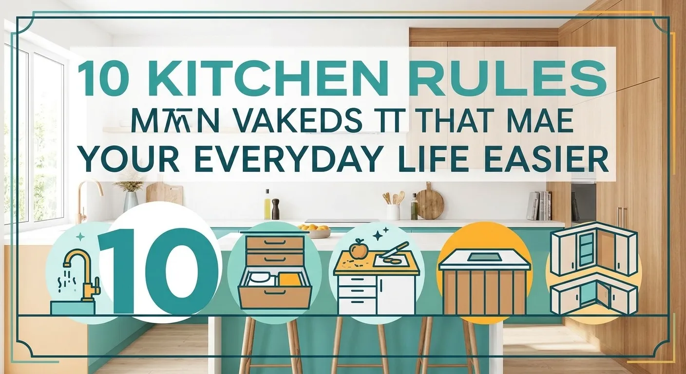 10 Kitchen Rules That Make Your Everyday Life Easier.