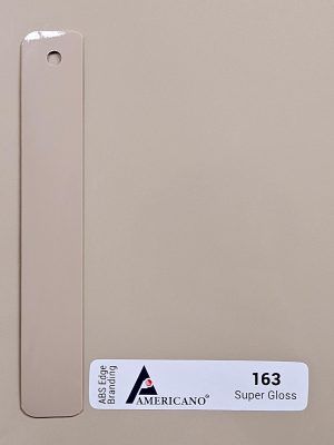 163 SGL Bay Edge Band is used as edge tap or banding for wall cabinet, wall panels, surface countertops, table countertop, kitchen cabinet, home furniture, office furniture & Tv cabinet.