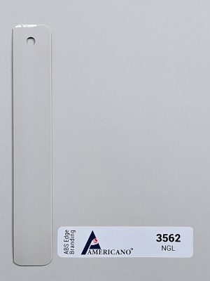 3562 NGL Pearly Mist Edge Band is used as edge tap or banding for wall cabinet, wall panels, surface countertops, table countertop, kitchen cabinet, home furniture, office furniture & Tv cabinet.