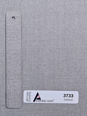 3733 OXD Tokyo Light Grey is used as edge tap or banding for wall cabinet, wall panels, surface countertops, table countertop, kitchen cabinet, home furniture, office furniture & Tv cabinet.