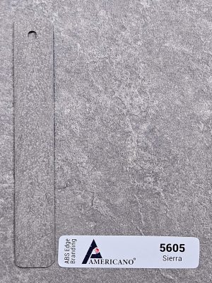 5605 SRA Euclid Grey Edge Band is used as edge tap or banding for wall cabinet, wall panels, surface countertops, table countertop, kitchen cabinet, home furniture, office furniture & Tv cabinet.