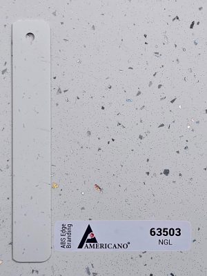 63503 NGL Orion Pearl White Edge Band is used as edge tap or banding for wall cabinet, wall panels, surface countertops, table countertop, kitchen cabinet, home furniture, office furniture & Tv cabinet.