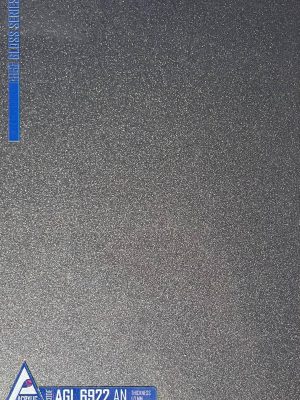 Close-up view of ACRYLIC SHEET 6922-AN is showing the ultra-smooth, mirror-like Metallic finish, designed as reflective cabinetry finish and for durable interior surfaces.