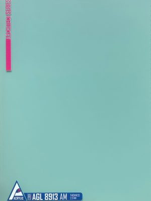 Close-up view of ACRYLIC SHEET 8913-AM is showing the ultra-smooth, mirror-like High Gloss finish, designed as reflective cabinetry finish and for durable interior surfaces.