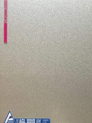 Close-up view of ACRYLIC SHEET 8919-AM is showing the ultra-smooth, Super Matt finish, designed as reflective cabinetry finish and for durable interior surfaces.