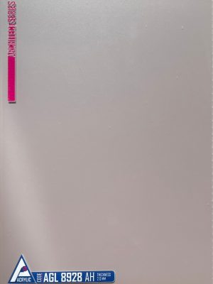 Close-up view of ACRYLIC SHEET 8922-AM is showing the ultra-smooth, mirror-like High Gloss finish, designed as reflective cabinetry finish and for durable interior surfaces.