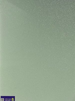 Greenlam 243 Green Glitter is used for wall cabinets, wall panels, surface countertops, table countertops, kitchen cabinets, furniture, modern interior design, office furniture & commercial spaces.
